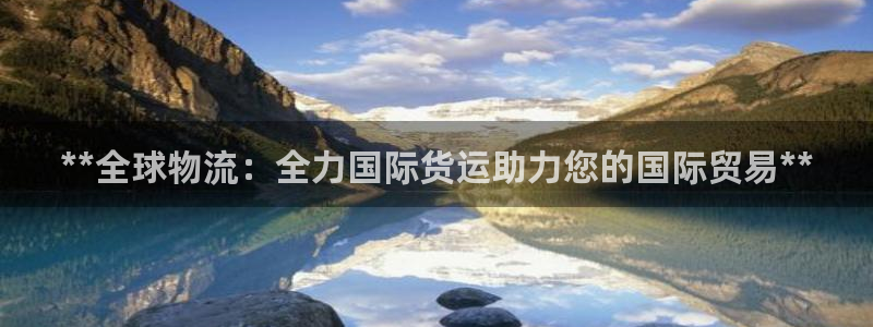 尊龙凯时始人生就是博：**全球物流：全力国际货运助力您的
