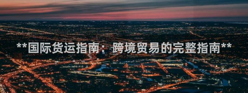 尊龙凯时人生就是博官网登录：**国际货运指南：跨境贸易的