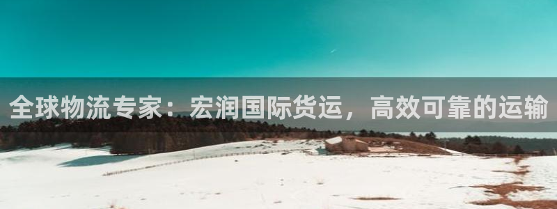 尊龙凯时人生就是博中国官网：全球物流专家：宏润国际货运，