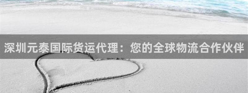 尊龙棋牌旗舰店：深圳元泰国际货运代理：您的全球物流合作伙