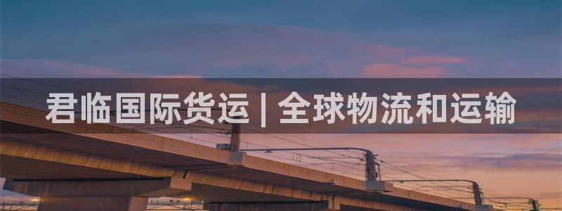 尊龙凯时只输不赢：君临国际货运 | 全球物流和运输