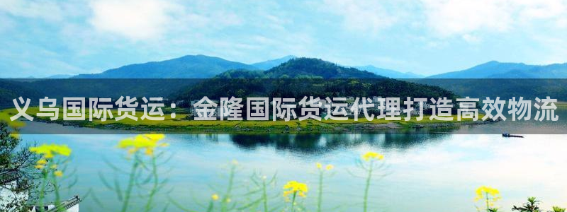 尊龙客服：义乌国际货运：金隆国际货运代理打造高效物流