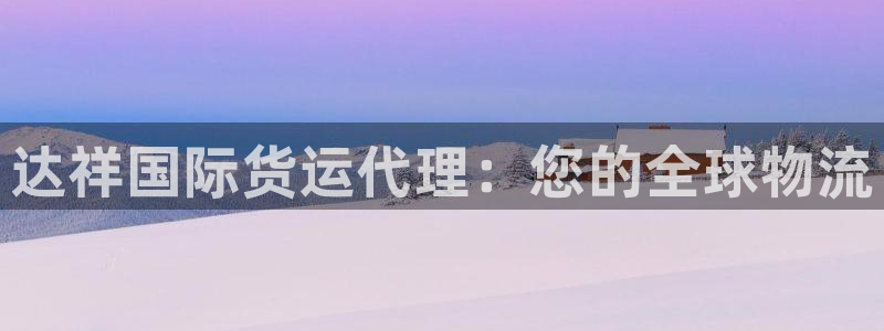 尊龙凯时官网登录入口：达祥国际货运代理：您的全球物流